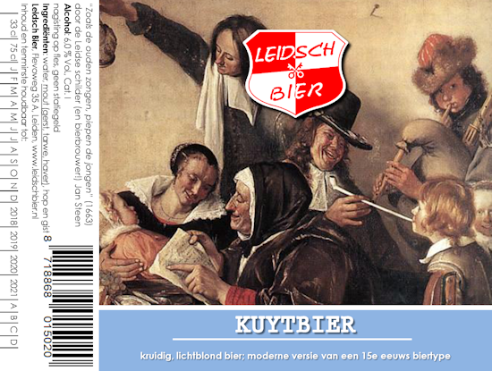 Leidsch Kuytbier, etiket 2017